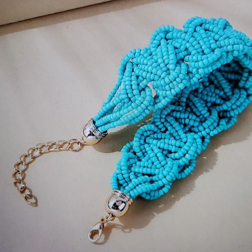 Bohemia Turquoise Chunky Bracelet for women Girl